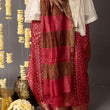 Load image into Gallery viewer, 'KANHERI: RED' Hand block printed Tussar silk