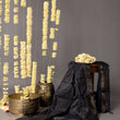 Load image into Gallery viewer, 'DIWAN-E-KHAAS: BLACK' Hand block printed Tussar silk dupatta