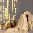 Load image into Gallery viewer, 'NAHARGARH: BEIGE' Hand block printed Tussar silk dupatta