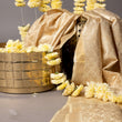 Load image into Gallery viewer, 'NAHARGARH: BEIGE' Hand block printed Tussar silk dupatta