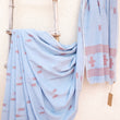 Load image into Gallery viewer, 'BANDHAN - BLUE' Handwoven Bengal Jamdani