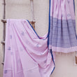 Load image into Gallery viewer, 'BODMAS - LIGHT LAVENDER' Handwoven Bengal Jamdani