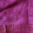 Load image into Gallery viewer, 'CHAMPANER: PURPLE' Hand block printed Tussar silk