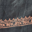 Load image into Gallery viewer, 'HAWA MAHAL: BLACK' Hand block printed Tussar silk