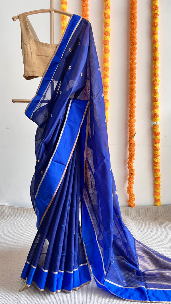 'LALITA' Handwoven Mulberry Silk Chanderi Saree