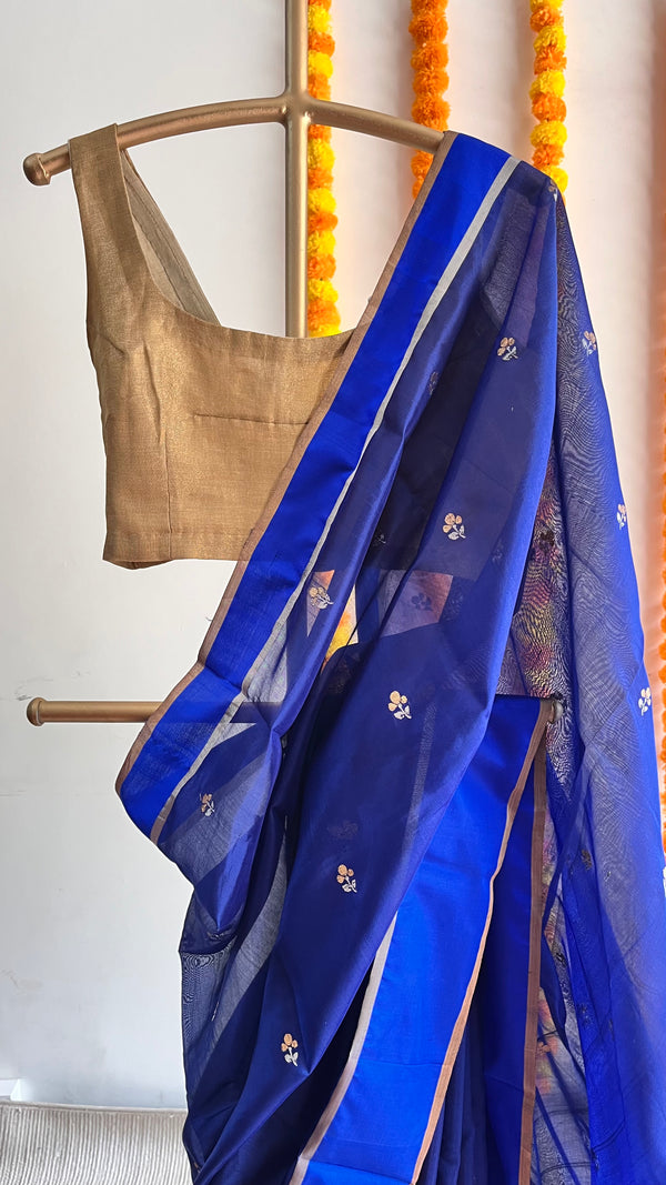 'LALITA' Handwoven Mulberry Silk Chanderi Saree