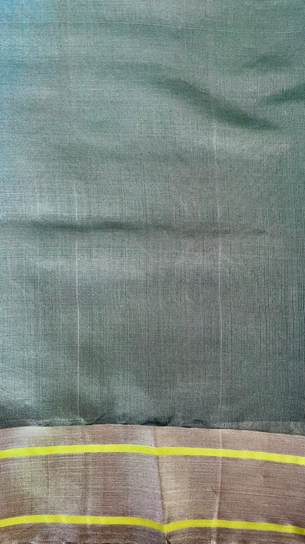 'BHAVINI' Handwoven Mulberry Silk Chanderi Saree