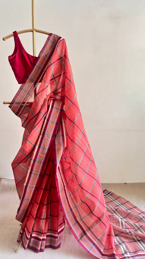'RAGINI' Handwoven Narayanpet Cotton Saree