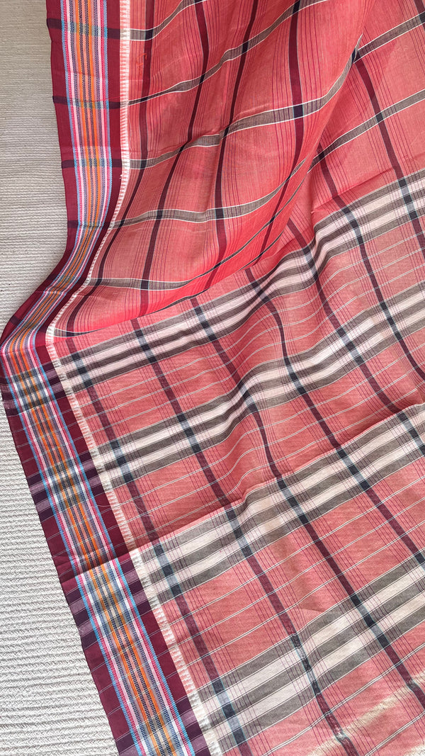 'RAGINI' Handwoven Narayanpet Cotton Saree