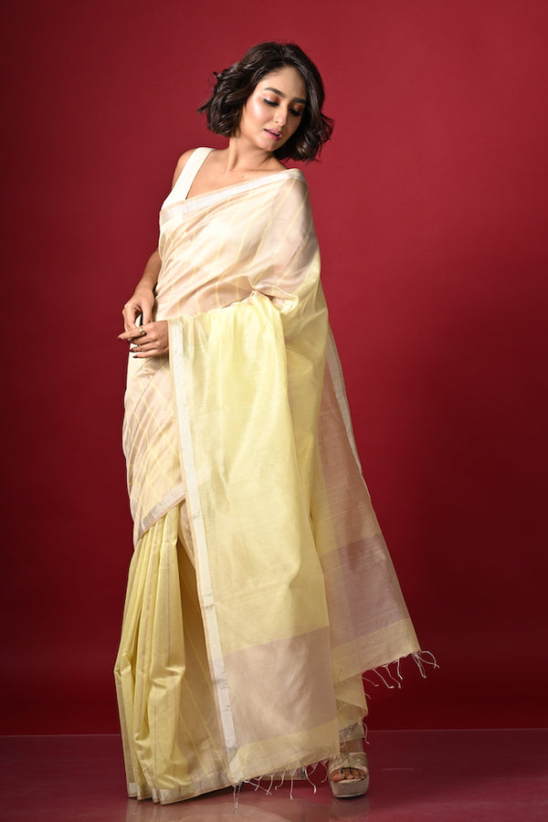 'GAURAV' Handwoven Silk Cotton Maheshwari