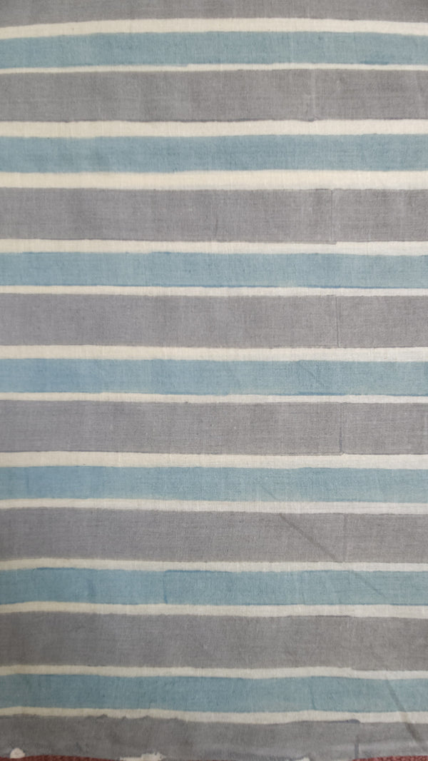 'VINES: Lustre' Handwoven & Handblock Printed Cotton