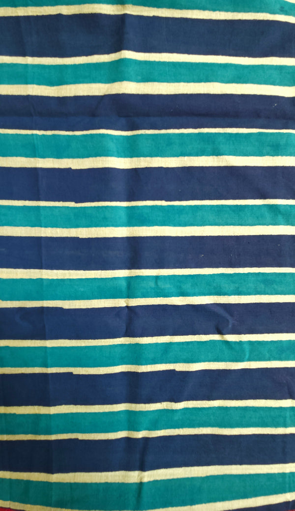 'VINES: Meadow' Handwoven & Handblock Printed Cotton