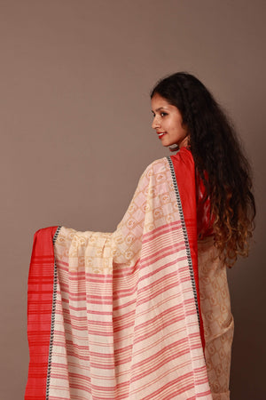 'AHANA' Hand block printed Begumpuri
