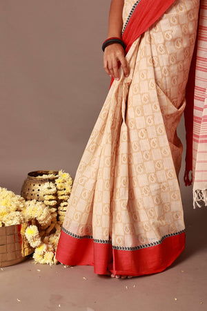 'AHANA' Hand block printed Begumpuri