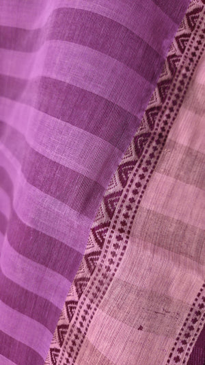 'CHABI-R GUCHHO' Handwoven Cotton Dhonekhali Saree