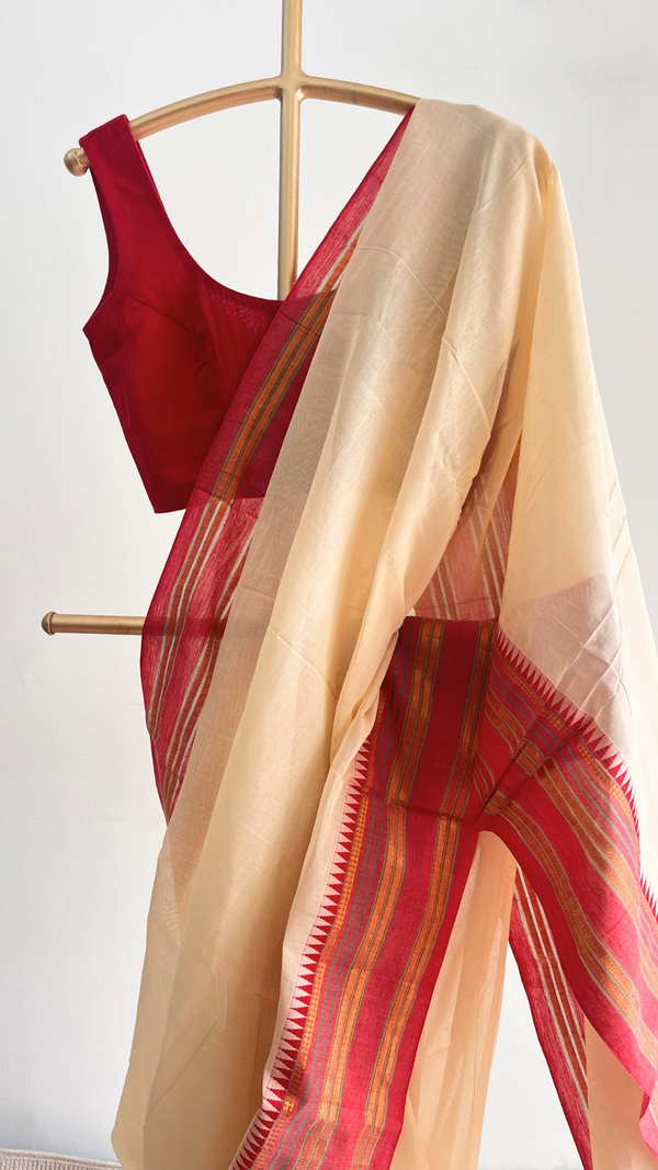 'NARAYANI' Handwoven Cotton Venkatagiri Saree
