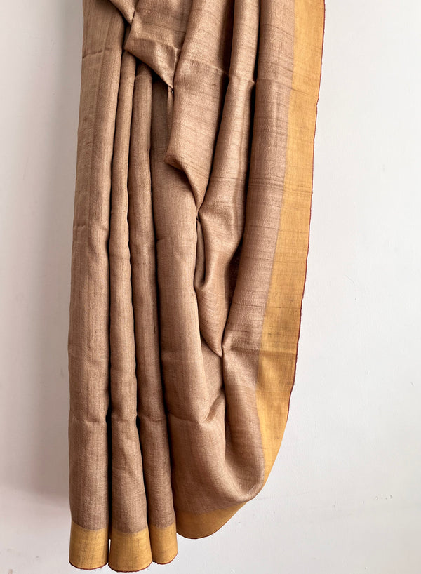 'THARU' - Handwoven Bhagalpuri Tussar Silk