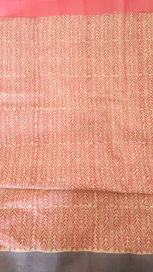 'SUGANDHA' Hand block printed on Handwoven Cotton