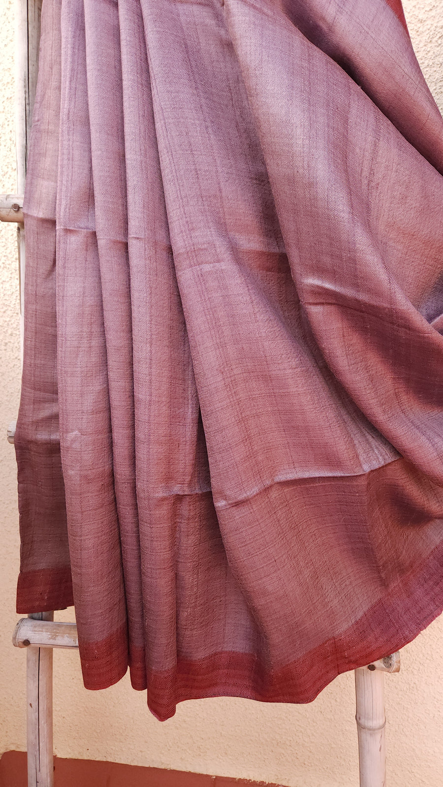 LILAC - Handwoven Bhagalpuri Tussar silk