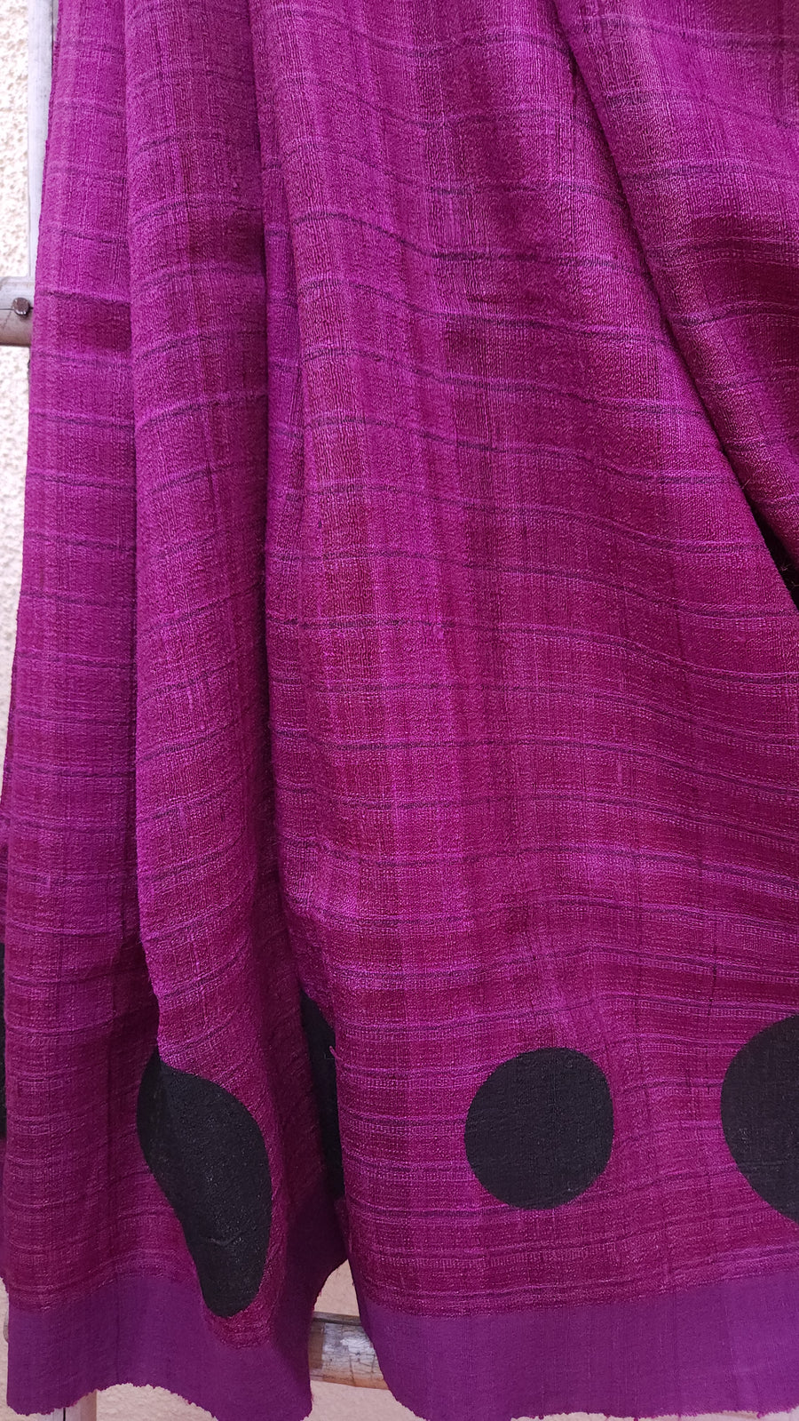 RUMI - Hand block printed Bhagalpuri Tussar silk