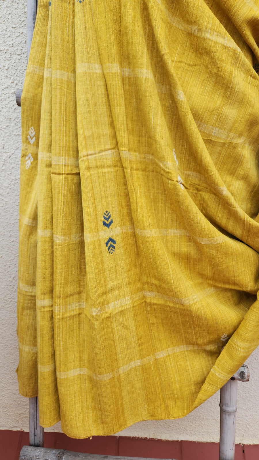 'SHORSHE' Handspun Handwoven Naturally dyed Eri Silk