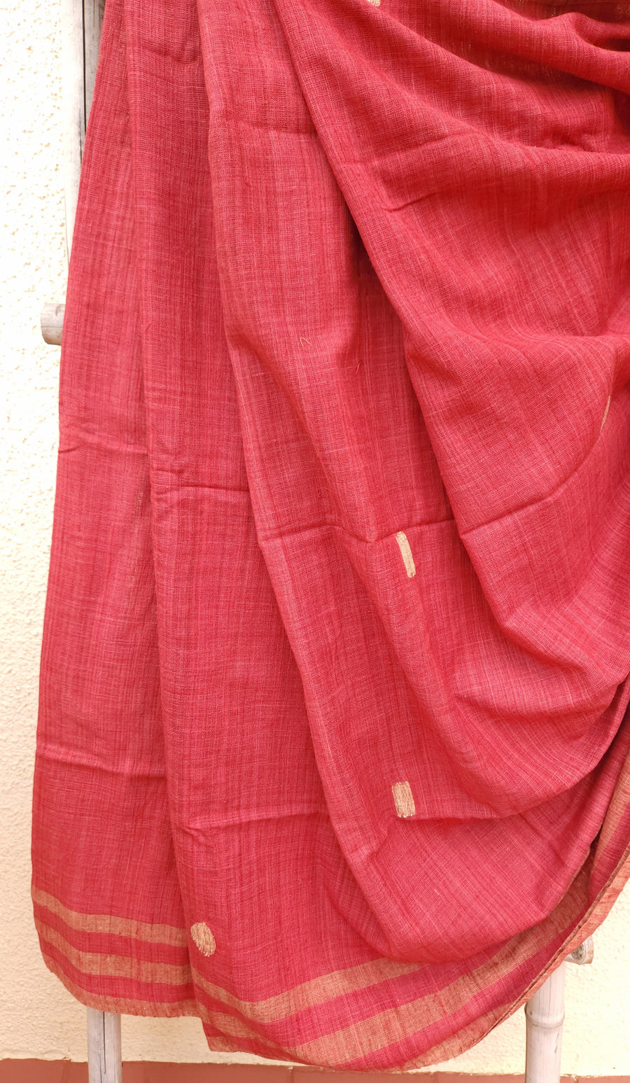 'RANGA' Handspun Handwoven Naturally dyed Eri Silk