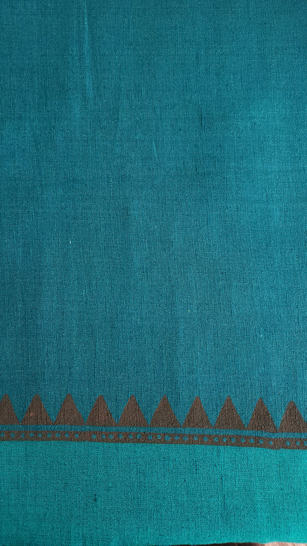 COSIMA - Hand block printed Bhagalpuri Tussar silk