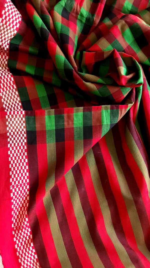'JABA' Handwoven Begumpuri Saree