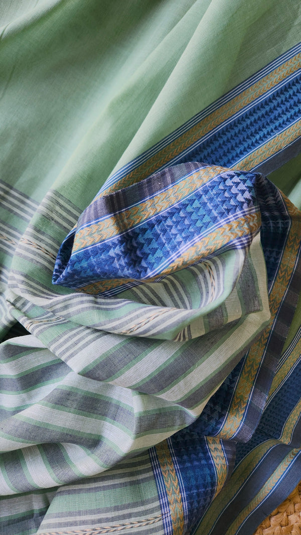 'AMBA' Handwoven Begumpuri Cotton Saree