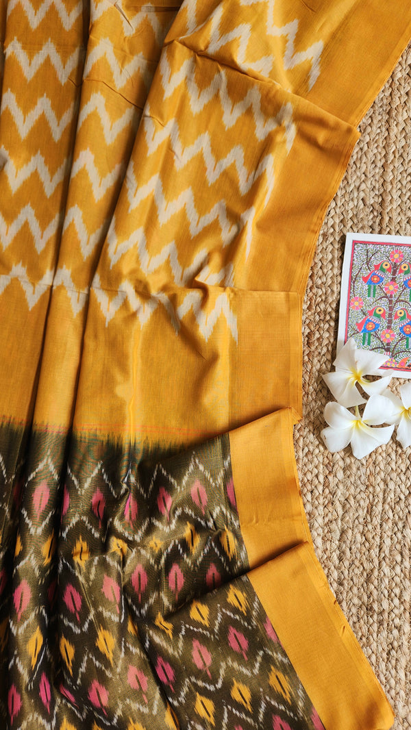 'TARUNIKA' Handwoven Pochampally Cotton