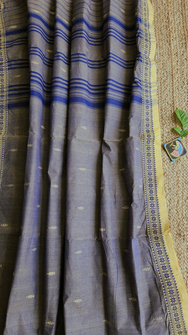 'NEELKAMAL' Handwoven Dhonekhali Cotton7