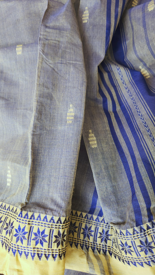 'NEELKAMAL' Handwoven Dhonekhali Cotton7