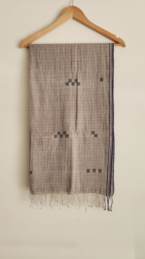 'KANCHANIKA' Cotton Jamdani Stole