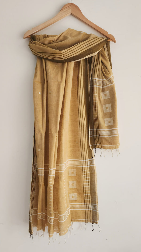 'CHITRAREKHA' Cotton Jamdani Stole