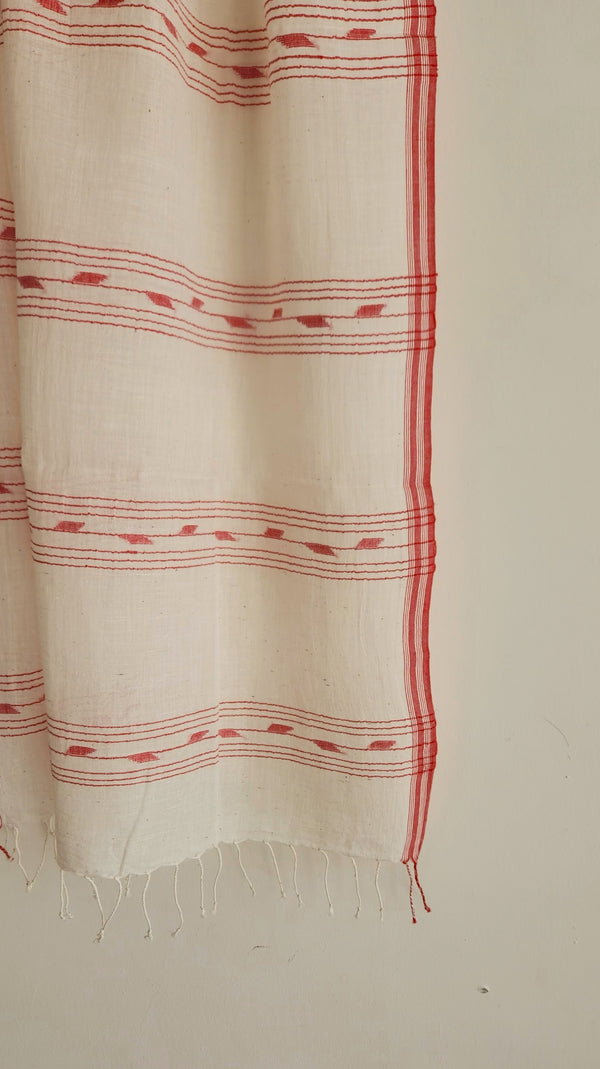 'VARNIKA' Cotton Jamdani Stole