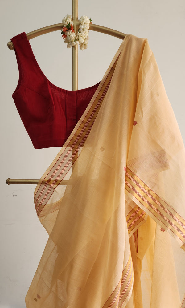 'KAUSHIKI' Handwoven Venkatagiri Cotton Saree
