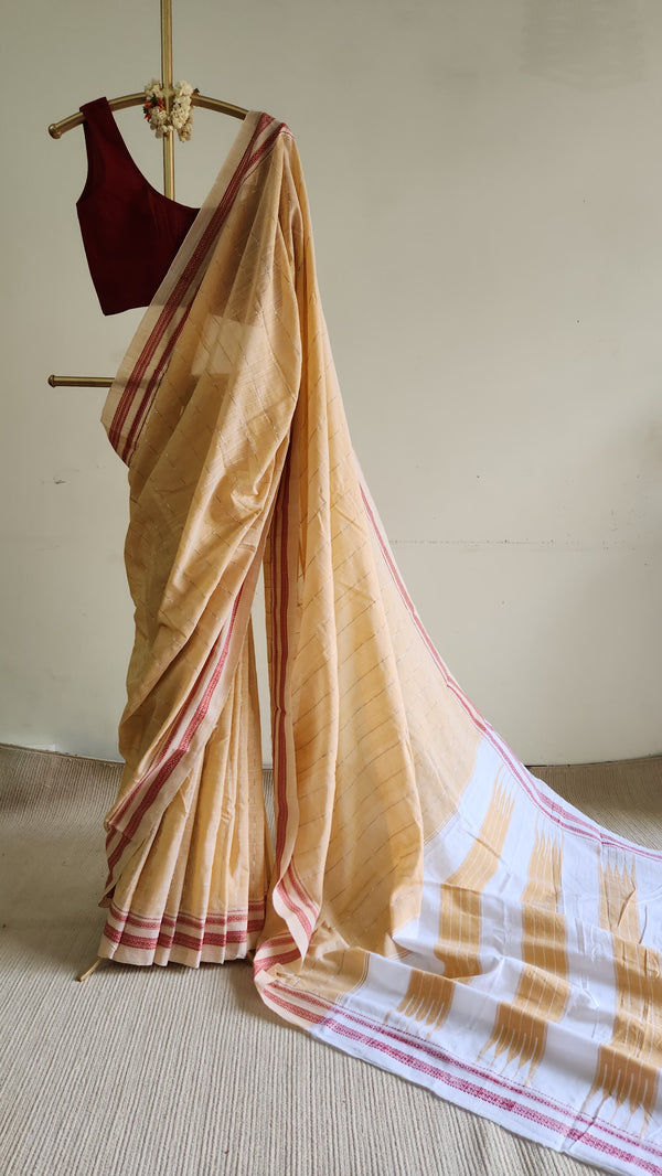 'CHANDIKA' Handwoven Cotton Ilkal Saree