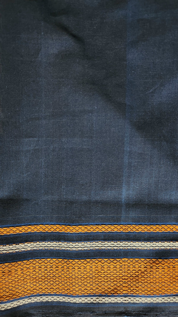 'TURĀYI' Handwoven Pochampally Ikat Cotton Saree