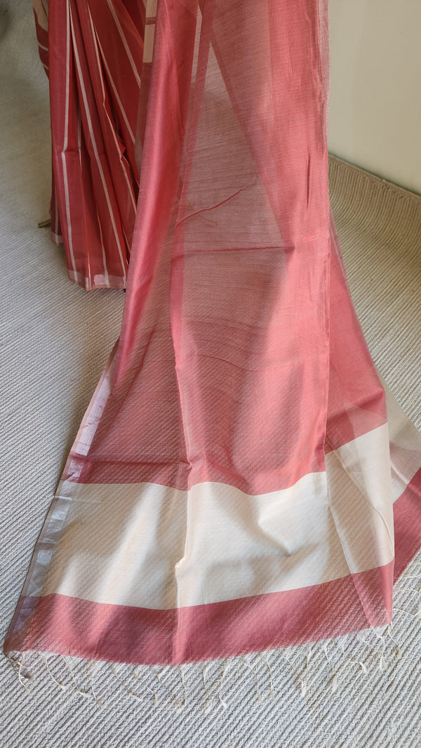'AISHWARYA' Handwoven Silk Cotton Maheshwari