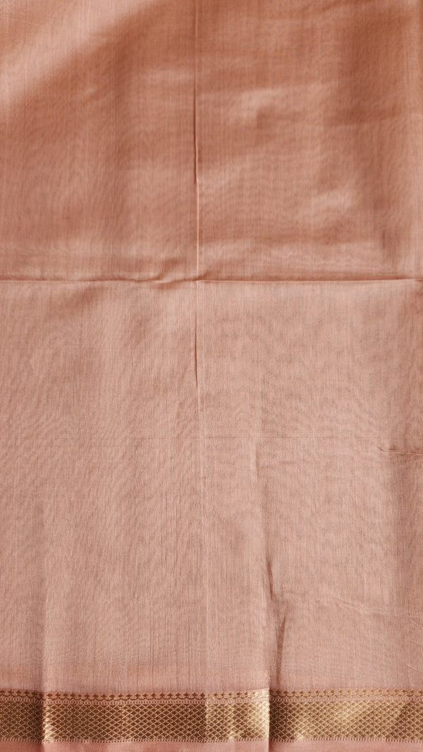 'VASANTHA' Handwoven Silk-Cotton Maheshwari Saree