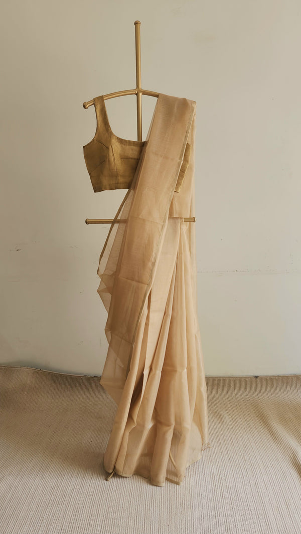 'SHARINI' Handwoven Silk-Cotton Maheshwari Saree