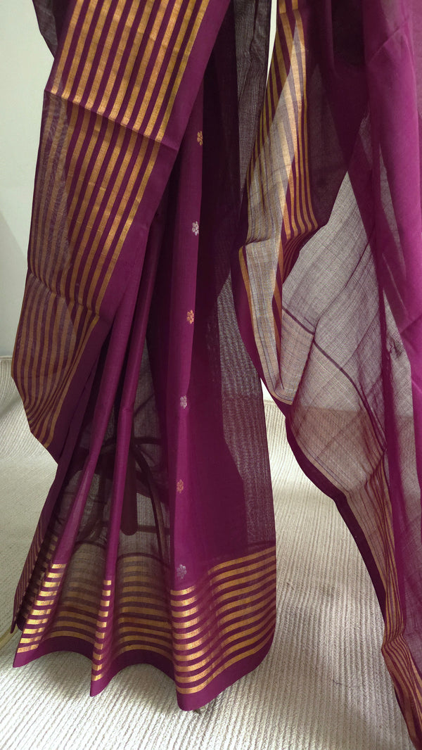 'ABHITA' Handwoven Venkatagiri Cotton Saree
