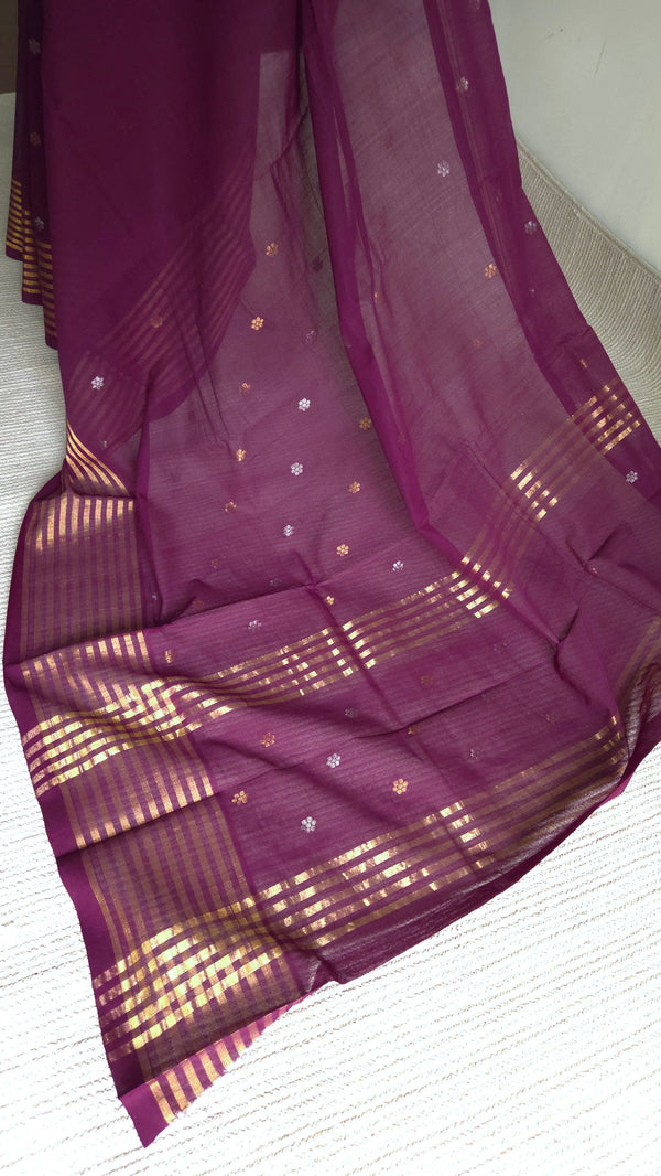 'ABHITA' Handwoven Venkatagiri Cotton Saree
