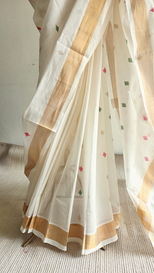 'NANMANI' Handwoven Venkatagiri Cotton Saree