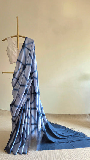 'APAS' Clamp Dyed Handwoven Cotton