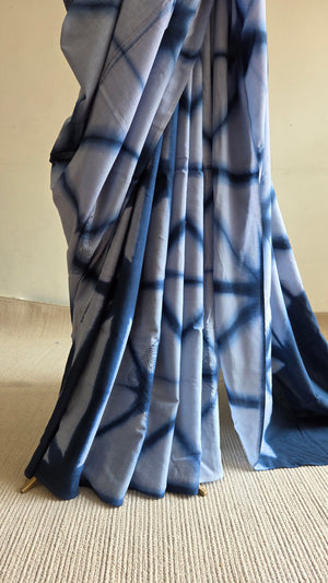 'APAS' Clamp Dyed Handwoven Cotton