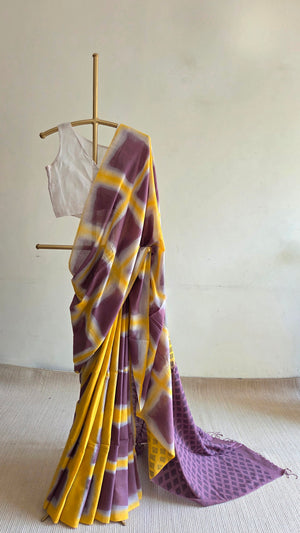 'ANILA' Clamp Dyed Handwoven Cotton