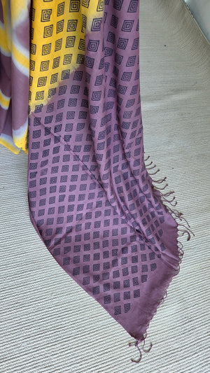 'ANILA' Clamp Dyed Handwoven Cotton