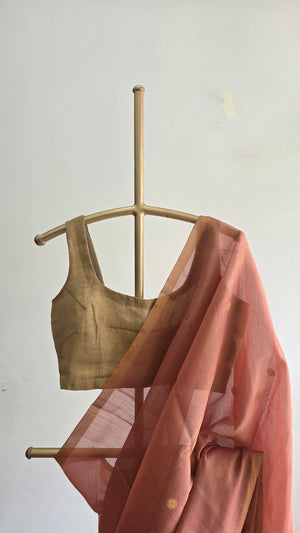 'ANANTA' Handwoven Silk-Cotton Chanderi Saree