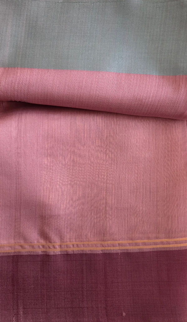 'AMRITVAHINI' Handwoven Silk-Cotton Chanderi Saree
